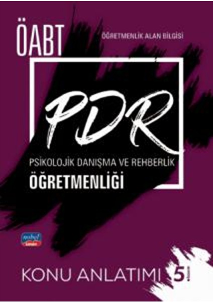 ÖABT Pdr Psikolojik Danİşma ve Rehberlik Öğretmenliği - Konu Anlatımı