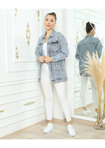 Kadın Yeni Model Kot Ceket 522098826