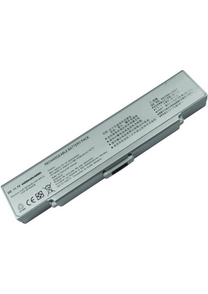 Sony Vaio Vgn-Nr Notebook Bataryası Pili - Silver