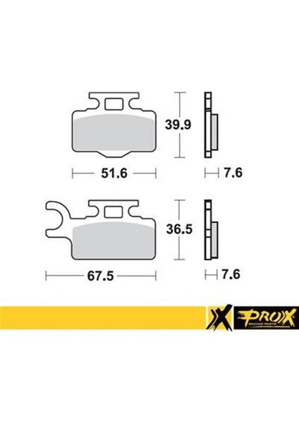 Kaw. KX65 00-17 Prox Ön Fren Balatası
