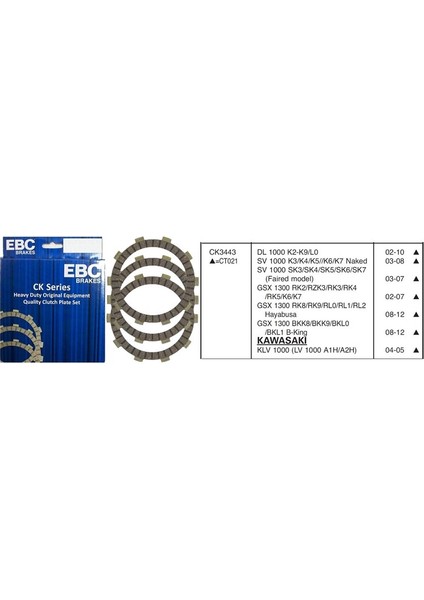 Suz. Dl 1000 02-10 Ebc Debriyaj Balatası