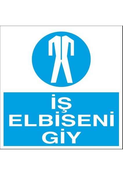 25X35 Pvc Iş Elbiseni Giy