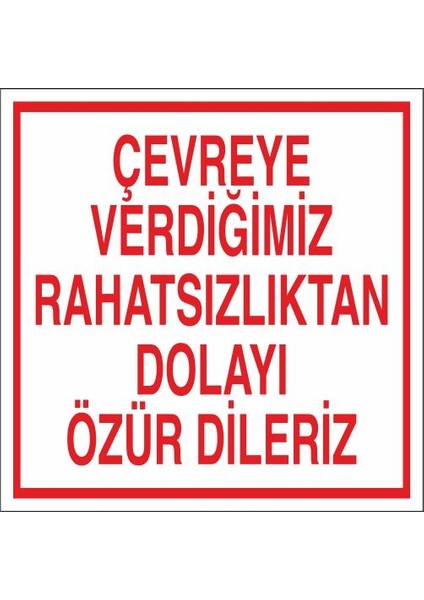 25X35 Pvc Çevreye Verdiğimiz Rahatsızlık