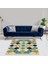 Geometrik Desenli Osmanlı Motif Dijital Baskı Yıkanabilir Kaymaz Taban Kilim Model Salon Halısı 1