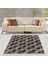 Geometrik Desenli Dijital Baskı Yıkanabilir Kaymaz Taban Modern Kilim Desen Salon Halı 1