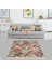 Kilim Desenli Renk Bloklu Etnik Dijital Baskı Yıkanabilir Kaymaz Taban Modern Salon Halı ve Yolluk 1