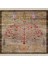 Ağaç Desenli Dijital Baskı Yıkanabilir Kaymaz Taban Etnik Kilim Desen Salon Halısı ve Yolluk 2