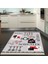 Kitchen Desenli Dijital Baskılı Kaymaz Taban Yıkanabilir Leke Tutmaz Mutfak Halısı 1