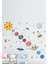 Sevimli Gezegenler ve Isimleri Çocuk Odası Duvar Sticker 1