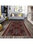 Geometrik Etnik Kilim Desenli Siyah Beyaz Dijital Baskı Yıkanabilir Kaymaz Taban Modern Salon Halısı 2