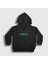 Unisex Çocuk Siyah Little Alligator Timsah Kapüşonlu Sweatshirt 1