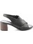 Siyah Leather Kadın Klasik Topuklu Ayakkabı K055864528 2