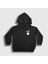 Unisex Çocuk Siyah Face Nirvana Kapüşonlu Sweatshirt 1