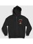 Unisex Siyah Hardwired Metallica Fermuarlı Kapüşonlu Sweatshirt 1