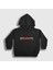 Unisex Çocuk Siyah Logo V2 Megadeth Kapüşonlu Sweatshirt 1