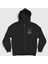 Unisex Siyah Soldier V2 Iron Maiden Fermuarlı Kapüşonlu Sweatshirt 1