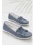 Kot Mavi Leather Kadın Loafer Ayakkabı K015296207 1