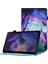 Galaxy Tab A8 (2021) Için Desenli Baskılı Stand Kapaklı Kart Yuvalı Tablet Kılıfı - SM-X200 / SM-X205 (Yurt Dışından) 1