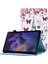 Galaxy Tab A8 (2021) Için Desenli Baskılı Stand Kapaklı Kart Yuvalı Tablet Kılıfı - SM-X200 / SM-X205 (Yurt Dışından) 1