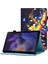 Galaxy Tab A8 (2021) Için Desenli Baskılı Stand Kapaklı Kart Yuvalı Tablet Kılıfı - SM-X200 / SM-X205 (Yurt Dışından) 1