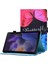 Galaxy Tab A8 (2021) Için Desenli Baskılı Stand Kapaklı Kart Yuvalı Tablet Kılıfı - SM-X200 / SM-X205 (Yurt Dışından) 1