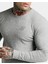 Siksilk Fırçalı Örgü Erkek Jumper Gri 2