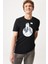 Flag Astronot Baskılı Tshirt 1