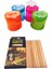 Perfect Kapaklı Sandık Kalemtıraş ve Neon Color 12'li Naturel Kuru Boya 1