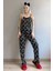 Siyah Zeytin Dalı Dantelli Ip Askılı Örme Kadın Pijama Takımı 5