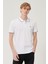 Slim Fit Dar Kesim Polo Yaka %100 Pamuk Tişört 3