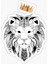 Renkli Aslan Araba Oto Sticker Yapıştırma Etiket 17CM R7 1