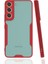 Samsung Galaxy S22 Plus Kılıf Kamera Korumalı Colorful Kapak - Kırmızı 1