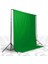 Chromakey-Green Screen-Greenbox- Yeşil Fon Perde 3X3M + Fon Standı + 4 Adet Mandal 3