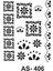 New Stencil Collection A4 AS-406 1