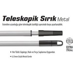 Sgs Teleskopik Metal Sırık Sgs6203 3Mt 1 Adet Ayarlanabilir Uzunluk Her Türlü Süpürge ve Fırça Sapına Uygun