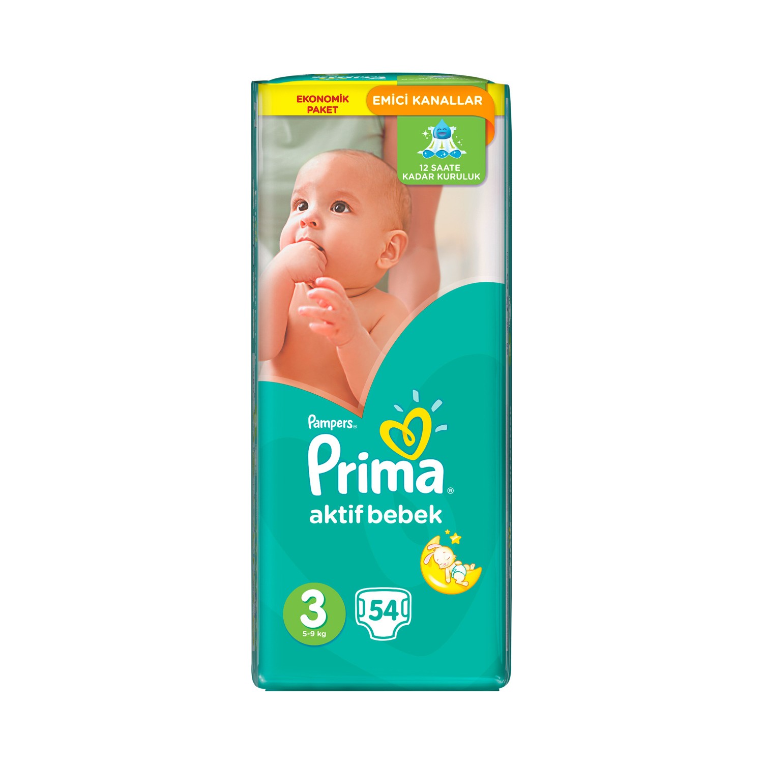 Prima Bebek Bezi Aktif Bebek 3 Beden 54 Adet Fiyatı