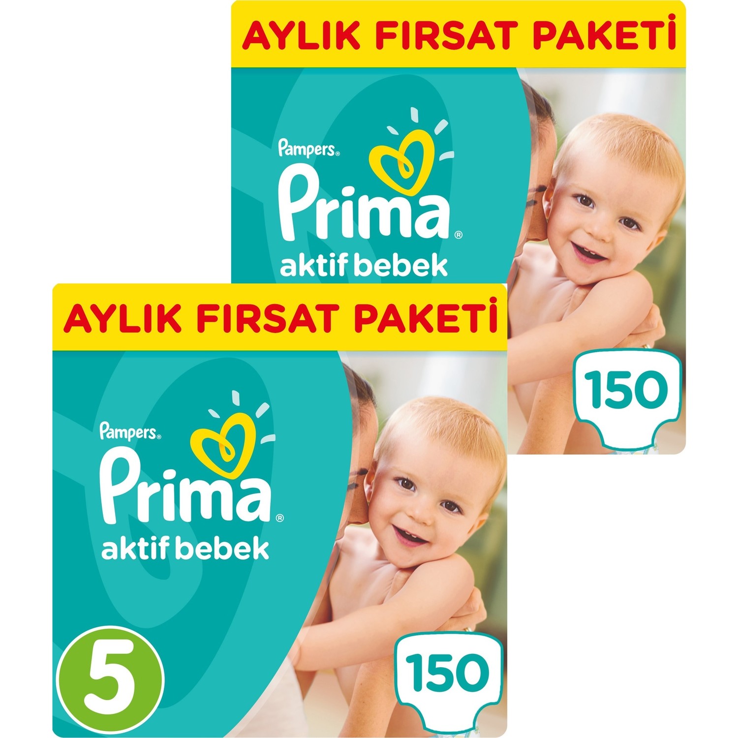 Prima Bebek Bezi Aktif Bebek 5 Beden Junior Aylık Fırsat Fiyatı