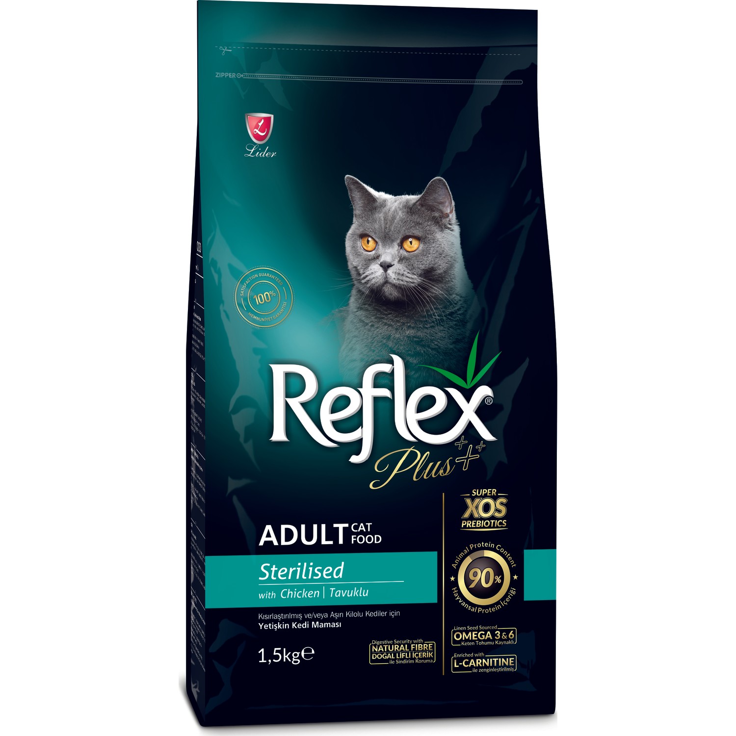 Reflex Plus Tavuklu Kısırlaştırılmış Kedi Maması 1,5 Kg Fiyatı