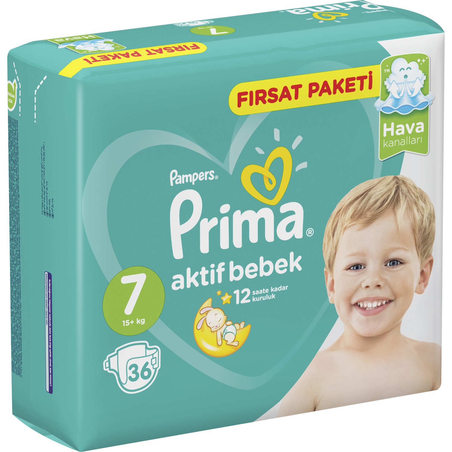 Prima Bebek Bezi Aktif Bebek 7 Beden XX Large Fırsat