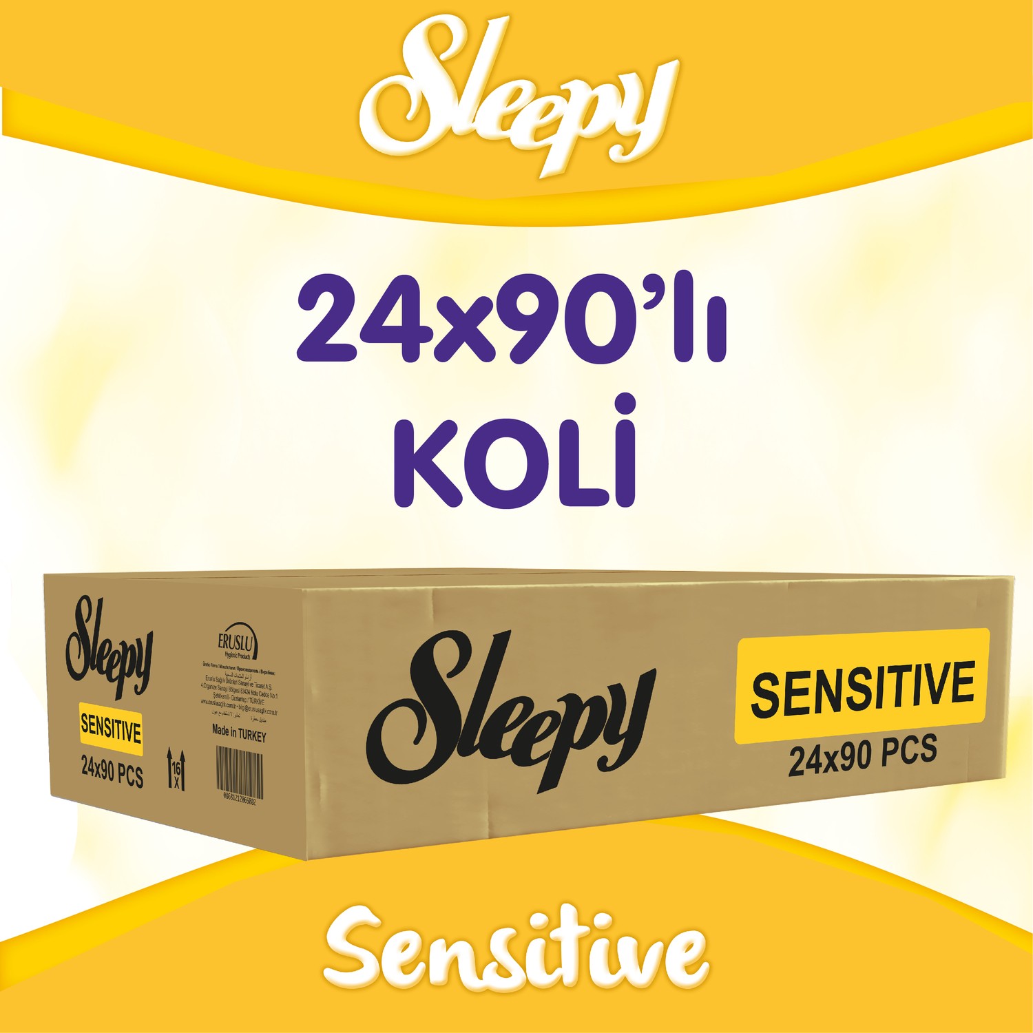 Sleepy Islak Mendil Sensitive 90 x 24�lü Fiyatı