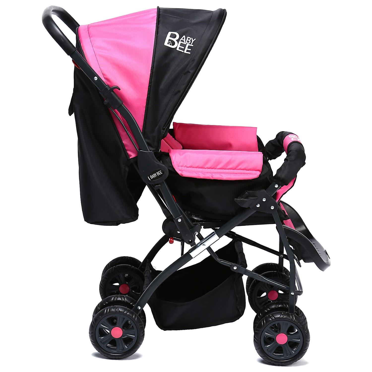 Babybee Çift Yönlü Bebek Arabası Pembe Fiyatı Taksit