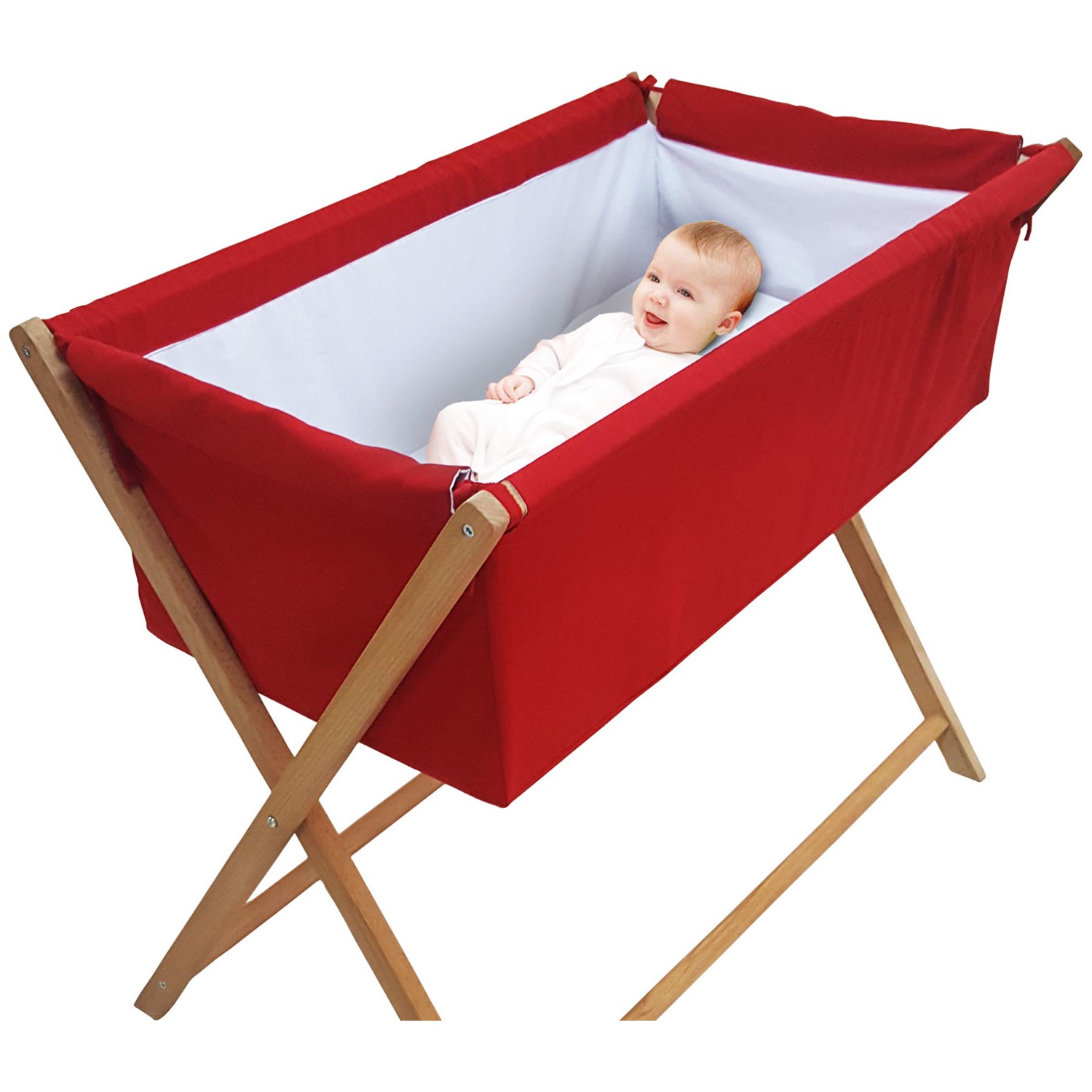 Svava Lotus Anne Yanı Bebek Hamak Beşik (Kırmızı) Fiyatı