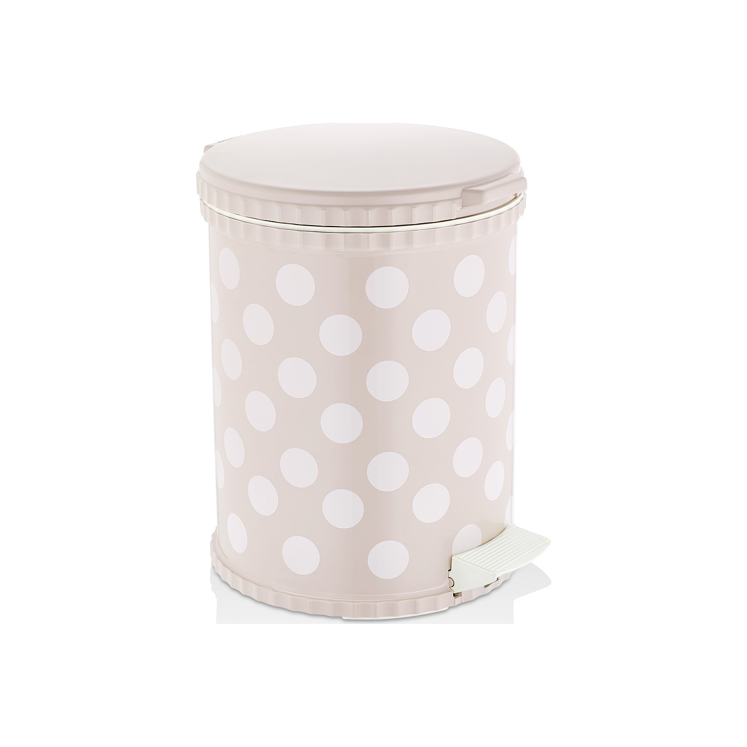 Özmet Puantiyeli Büyük Boy Çöp Kovası Vizon Fiyatı