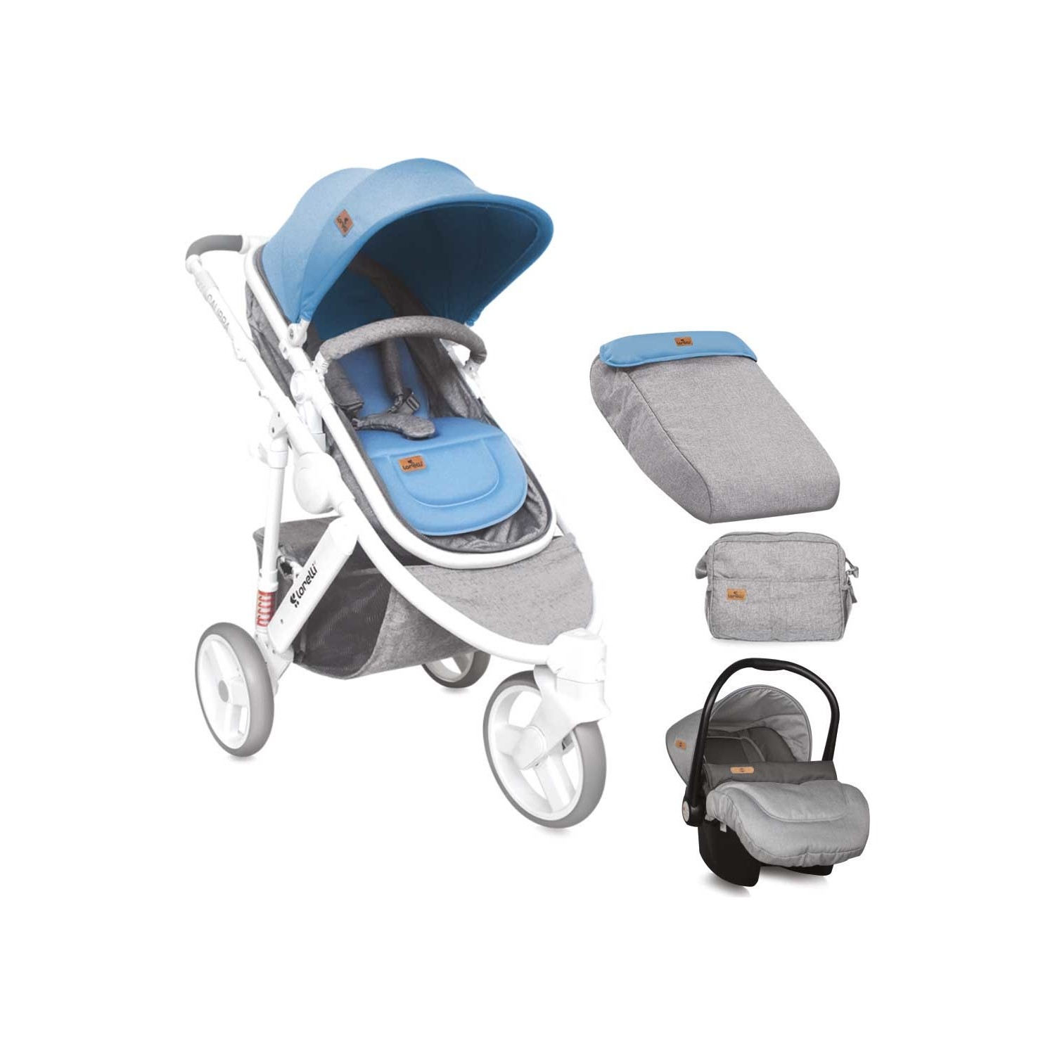 Lorelli Calibra Travel Sistem Bebek Arabası Grey &amp; Blue Fiyatı