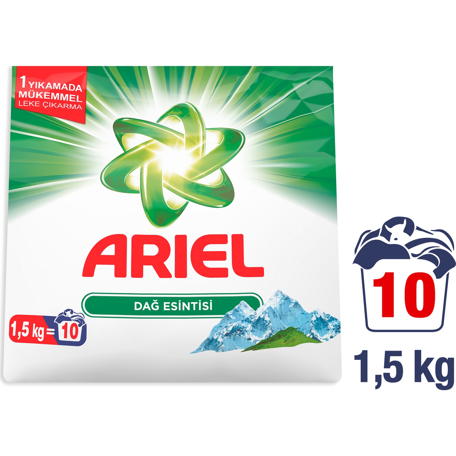 Ariel Çamaşır Deterjanı Dağ Esintisi 1,5 kg Fiyatı