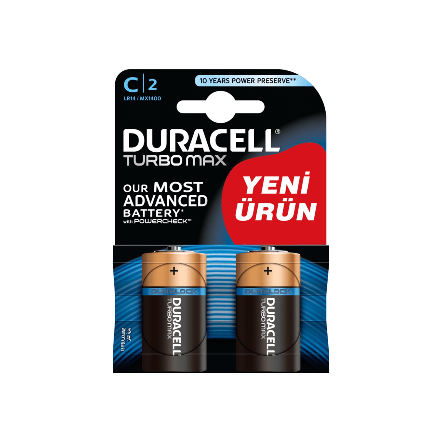 Duracell Turbo Max C Orta Pil 2'Li Fiyatı - Taksit Seçenekleri