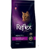 Reflex Plus Renkli Taneli Gourmet Kedi Maması 1,5 Kg