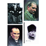 K.Color A4 80 Yp.Kareli PP Kp.Spr.Atatürk Def.
