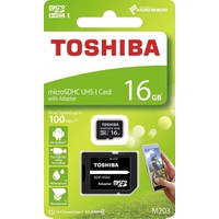 Toshiba 16Gb 100Mb/Sn Microsdhc™ Uhs-1 Class10 Excerıa Thn-M203K0160Ea