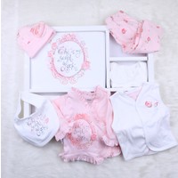 Miniworld Güllü Puanlı 10 Kız Zıbın Takımı 13788 Pembe